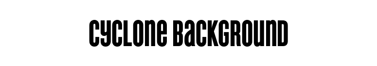 Cyclone Background font preview
