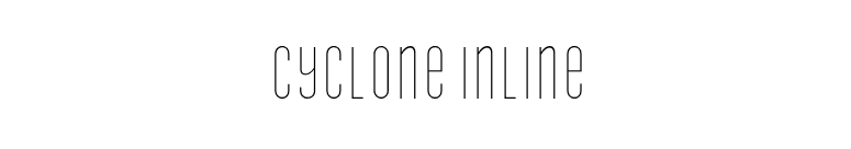 Cyclone Inline font preview