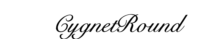 CygnetRound font preview