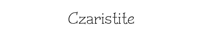 Czaristite font preview