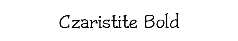Czaristite Bold font preview
