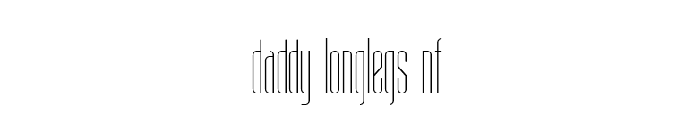 Daddy Longlegs NF font preview