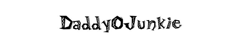 DaddyOJunkie font preview