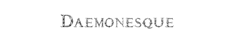 Daemonesque font preview