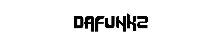 Dafunk2 font preview