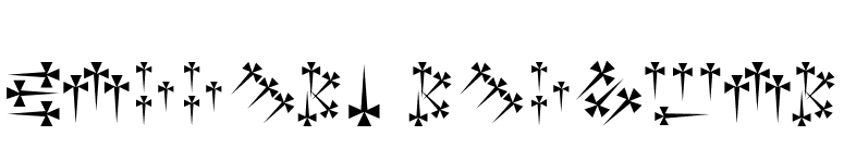 Daggers Regular font preview