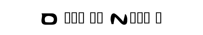 Daggmask Normal font preview