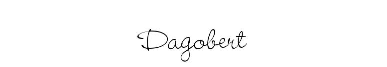 Dagobert font preview
