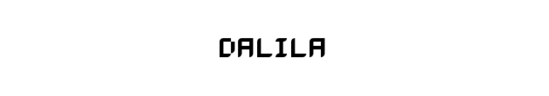 Dalila font preview