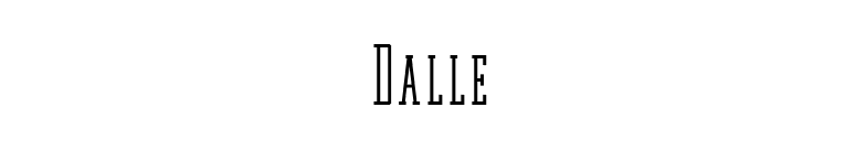 Dalle font preview
