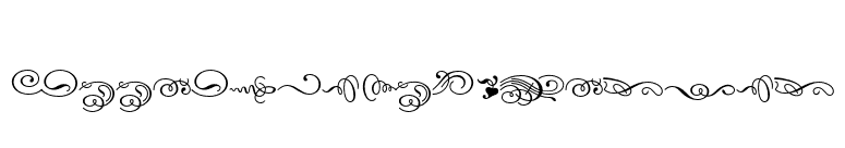 DallianceFlourishes font preview
