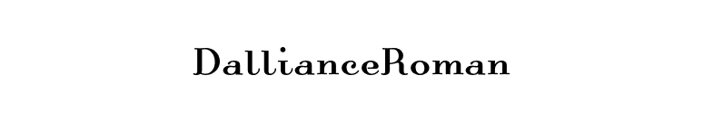 DallianceRoman font preview