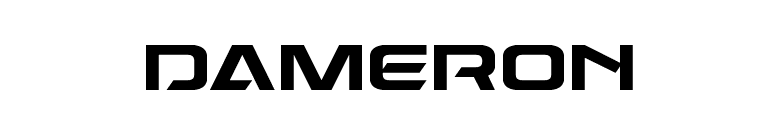 Dameron font preview