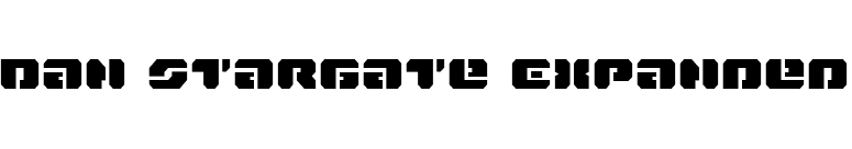 Dan Stargate Expanded font preview