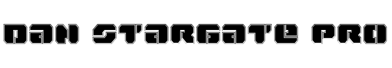 Dan Stargate Pro font preview