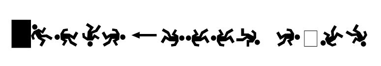 DanceFloor eXit font preview