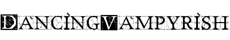 DancingVampyrish font preview