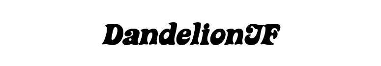 DandelionJF font preview