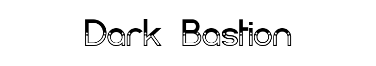Dark Bastion font preview