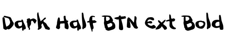 Dark Half BTN Ext Bold font preview