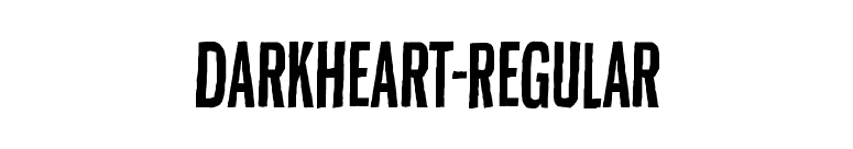 Darkheart-Regular font preview