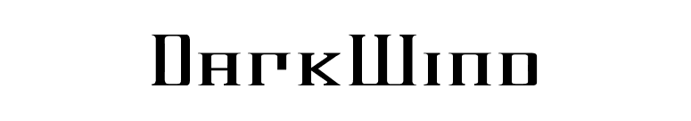 DarkWind font preview