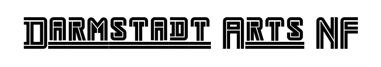 Darmstadt Arts NF font preview