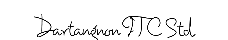 Dartangnon ITC Std font preview