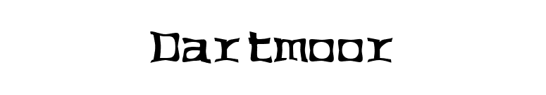 Dartmoor font preview