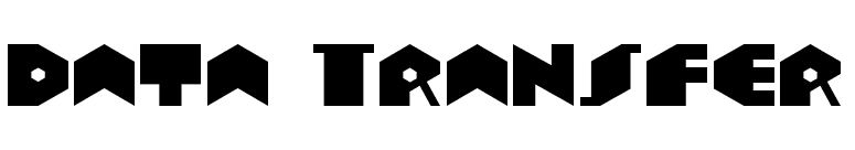 Data Transfer font preview