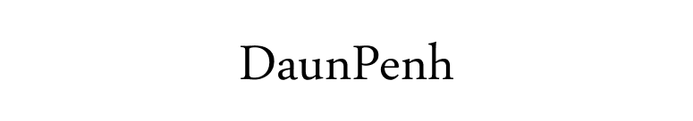 DaunPenh font preview