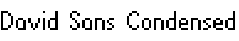 David Sans Condensed font preview