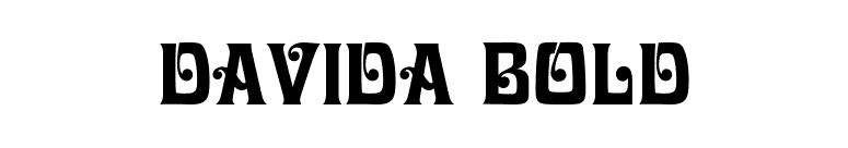Davida Bold font preview