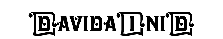DavidaIniD font preview