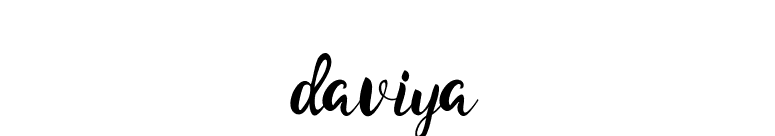 daviya font preview