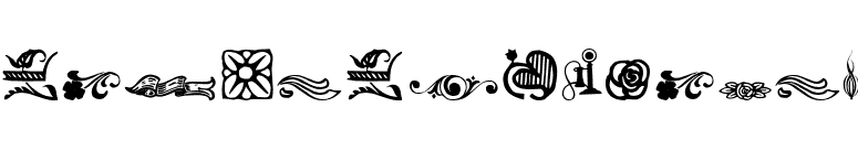DavysDingbats1 font preview