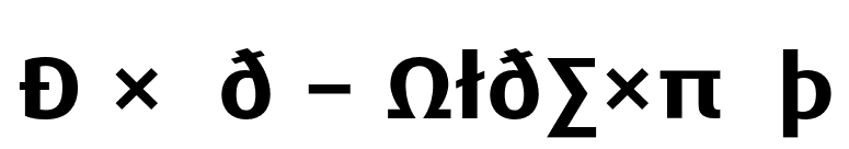 DaxWide-BoldExpert font preview