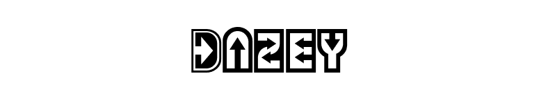 Dazey font preview
