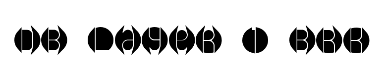 DB Layer 1 BRK font preview