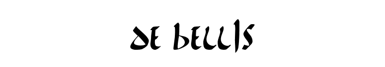 De Bellis font preview