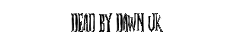 Dead By Dawn UK font preview
