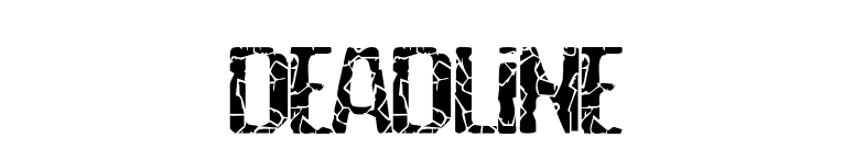 DEADLINE font preview