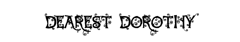 Dearest Dorothy font preview