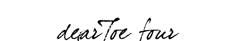 dearJoe four font preview