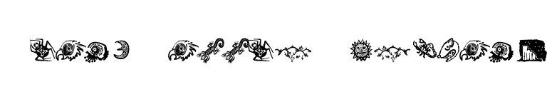 Death Valley Dingbats font preview