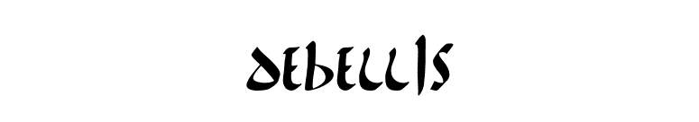 DeBellis font preview