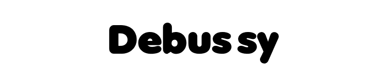 Debussy font preview