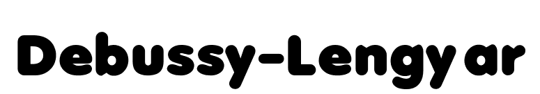 Debussy-Lengyar font preview