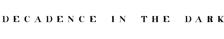 decadence in the dark font preview