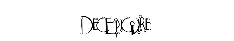 DecEpicure font preview